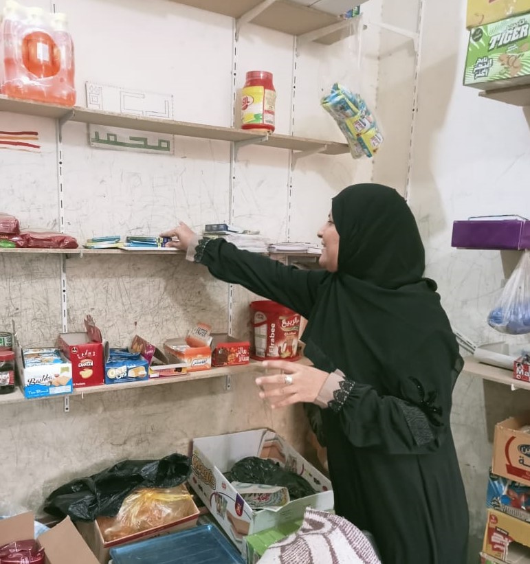 The pandemic has negatively impacted many Egyptians, including Asmaa, who suffered a significant dip in her income driven by higher prices of goods and reduced sales at her grocery store.